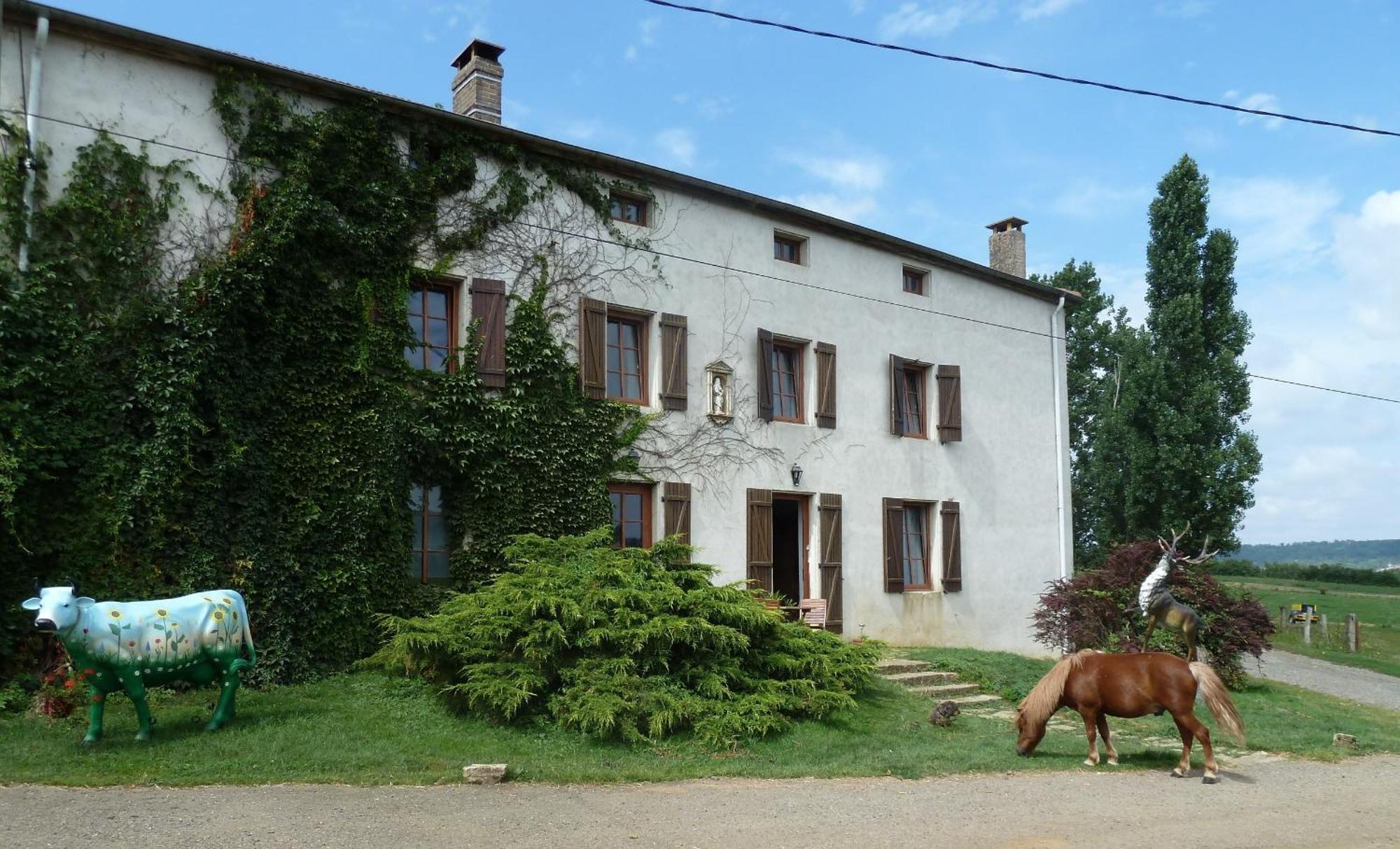 Dommartin sous Amance Ferme Du Montheu Bed & Breakfast エクステリア 写真