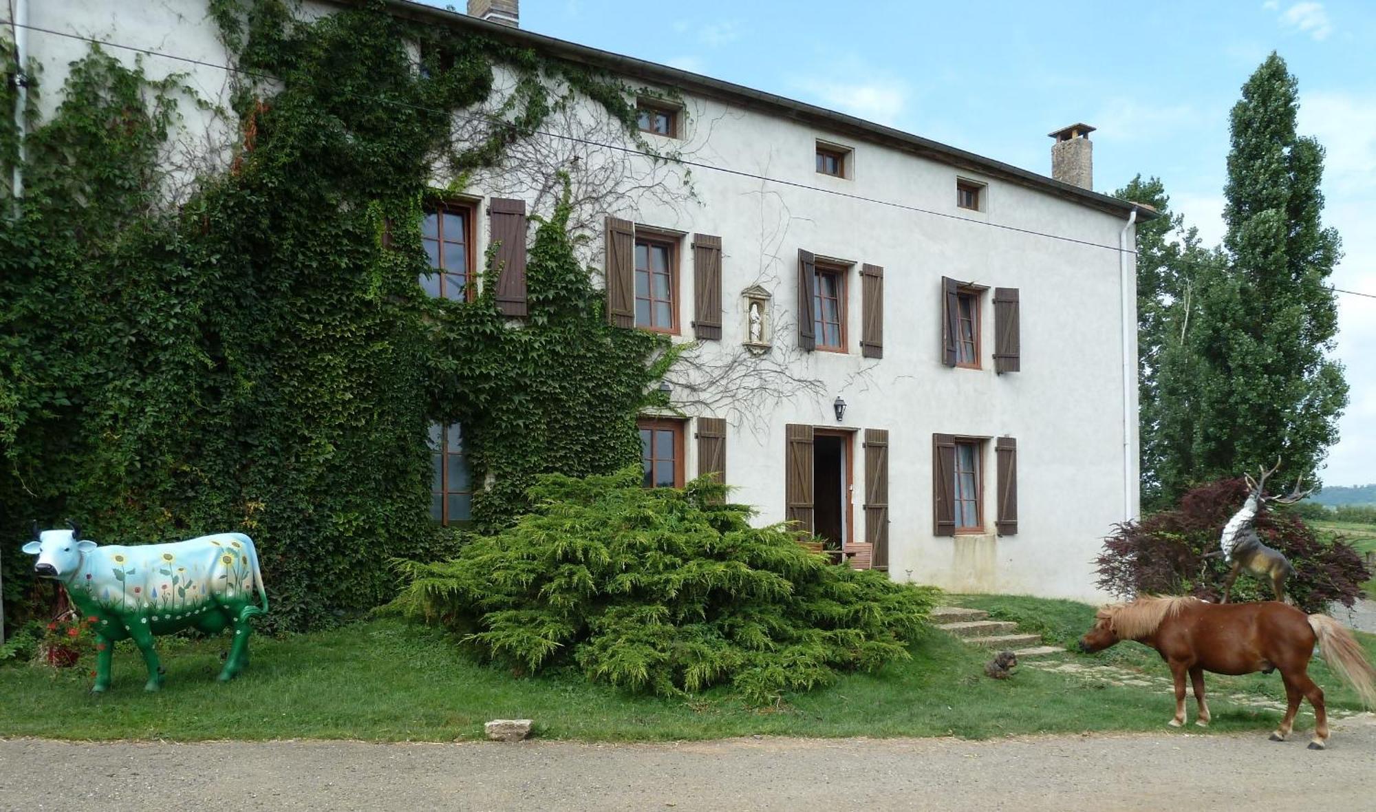 Dommartin sous Amance Ferme Du Montheu Bed & Breakfast エクステリア 写真